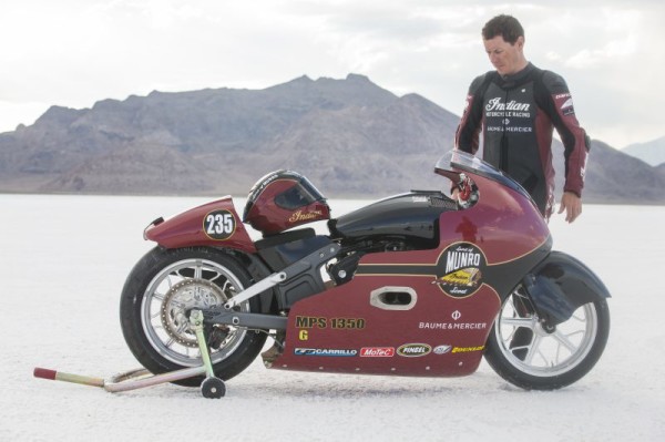 Indian Scout 299kmh bonneville