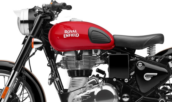 Royal Enfield Classic 500 Redditch Vermelha farol