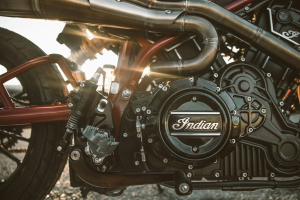 India Scout FTR750 Flat Track Motor