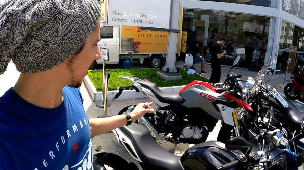 Test-ride BMW G 310 GS em Floripa