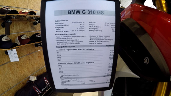 Test-ride BMW G 310 GS Preço Oficial