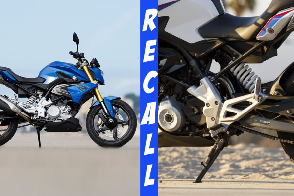 Recall BMW G 310 R e G 310 GS Brasil