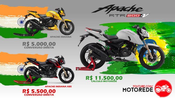 Dafra Apache 200 preço no Brasil