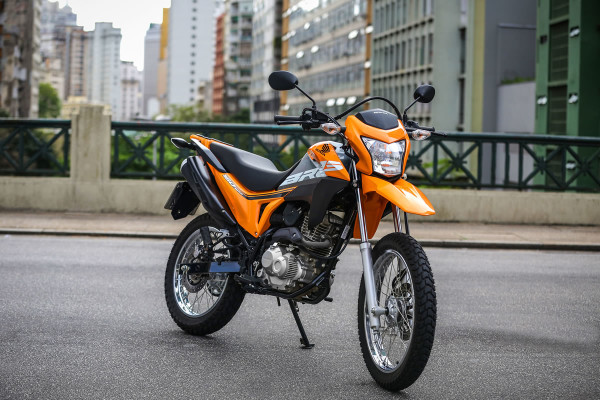 Nova Honda Bros 160 2019 Preço Laranja