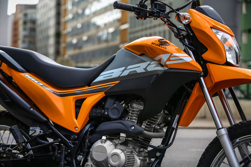 Nova Honda Bros 160 2019 Preço Laranja | Motorede