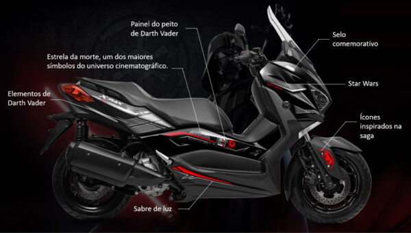 Yamaha XMax Darth Vader 2022 1