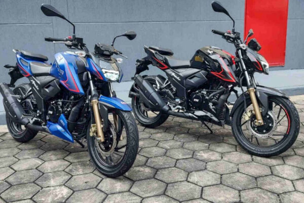 Dafra Apache RTR 200 ABS 2023 Azul e Vermelha