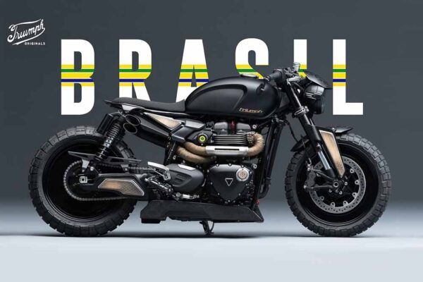 Moto brasileira com homenagem a Ayrton Senna! Veja vencedora internacional Triumph Originals 2025