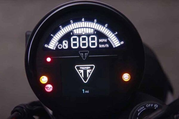Triumph Speed Twin 900 2025 painel
